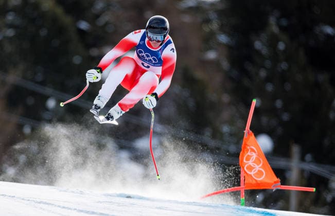 OLYMPICS - Winter Olympic Games, Olympische Spiele, Olympia, OS Milano Cortina 2026 BORMIO,ITALY,07.FEB.26 - OLYMPICS, ALPINE SKIING - Winter Olympic Games Milano Cortina 2026, downhill, men. Image shows Franjo von Allmen (SUI).  GEPAxpictures xHaraldxSteiner