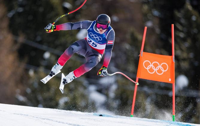 OLYMPICS - Winter Olympic Games, Olympische Spiele, Olympia, OS Milano Cortina 2026 BORMIO,ITALY,07.FEB.26 - OLYMPICS, ALPINE SKIING - Winter Olympic Games Milano Cortina 2026, downhill, men. Image shows Stefan Babinsky (AUT).  GEPAxpictures xHaraldxSteiner