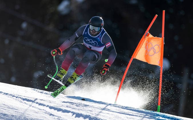 OLYMPICS - Winter Olympic Games, Olympische Spiele, Olympia, OS Milano Cortina 2026 BORMIO,ITALY,07.FEB.26 - OLYMPICS, ALPINE SKIING - Winter Olympic Games Milano Cortina 2026, downhill, men. Image shows Daniel Hemetsberger (AUT).  GEPAxpictures xHaraldxSteiner