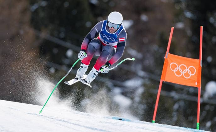 OLYMPICS - Winter Olympic Games, Olympische Spiele, Olympia, OS Milano Cortina 2026 BORMIO,ITALY,07.FEB.26 - OLYMPICS, ALPINE SKIING - Winter Olympic Games Milano Cortina 2026, downhill, men. Image shows Vincent Kriechmayr (AUT).  GEPAxpictures xHaraldxSteiner