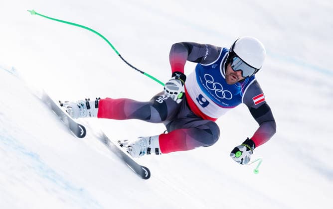 OLYMPICS - Winter Olympic Games, Olympische Spiele, Olympia, OS Milano Cortina 2026 BORMIO,ITALY,07.FEB.26 - OLYMPICS, ALPINE SKIING - Winter Olympic Games Milano Cortina 2026, downhill, men. Image shows Vincent Kriechmayr (AUT).  GEPAxpictures xHaraldxSteiner