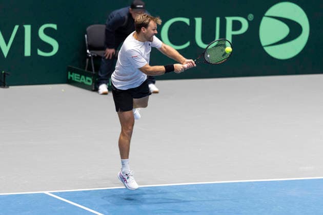 Davis Cup: Deutschland - Peru, 07.02.2026 Krawietz GER) während des Davis Cup Davis Cup: Deutschland - Peru im CASTELLO am February 7, 2026 in Duesseldorf, Germany. Copyright: xBEAUTIFULxSPORTS KennyxBeelex