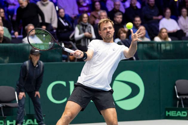 Davis Cup: Deutschland - Peru, 07.02.2026 Krawietz GER) während des Davis Cup Davis Cup: Deutschland - Peru im CASTELLO am February 7, 2026 in Duesseldorf, Germany. Copyright: xBEAUTIFULxSPORTS KennyxBeelex