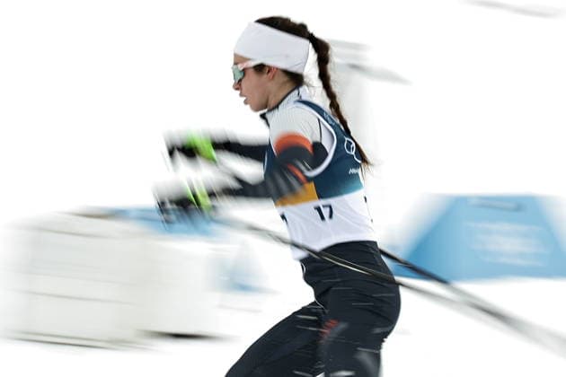 ITALY, TRENTINO-SOUTH TYROL - FEBRUARY 7, 2026: Dariya Nepryaeva of Russia competes in a women s 10km + 10km skiathlon race during the 2026 Winter Olympic Games, Olympische Spiele, Olympia, OS at the Tesero Cross-Country Skiing Stadium 2026 Winter Olympics: Cross-Country Skiing  - ZUMAt113 20260207_zaa_t113_185 Copyright: xMikhailxTereshchenkox