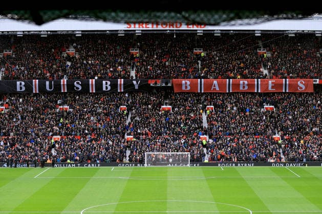 Manchester United, ManU v Tottenham Hotspur 07 February 2026 Manchester - Premier League football - Manchester United v Tottenham Hotspur - an Old Trafford tribute to the Busby Babes on the anniversary of the Munich Air disaster in 1958 - (Photo by Simon Stacpoole) Manchester UK Copyright: xSimonxStacpoolexOffside