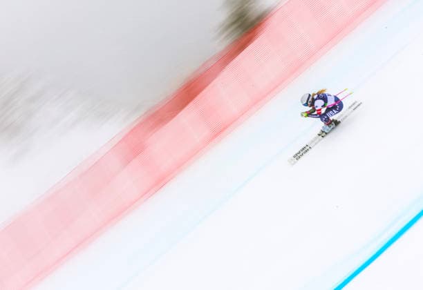February 7, 2026, Cortina D ampezzo, Lombardy, Italy: Lindsey Vonn of the United States had the third fastest time on the second day of Womens Downhill Training at Tofane Alpine Skiing Centre for the Milano Cortina 2026 Winter Olympics. Cortina D ampezzo Italy - ZUMAsc5_ 20260207_oly_sc5_002 Copyright: xErichxSchlegelx
