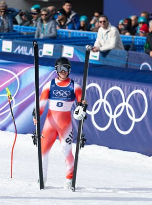 OLYMPICS - Winter Olympic Games, Olympische Spiele, Olympia, OS Milano Cortina 2026 BORMIO,ITALY,07.FEB.26 - OLYMPICS, ALPINE SKIING - Winter Olympic Games Milano Cortina 2026, downhill, men. Image shows Franjo von Allmen (SUI).  GEPAxpictures xWolfgangxGrebien