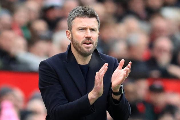 7th February 2026; Old Trafford, Manchester, England; Premier League Football, Manchester United, ManU versus Tottenham Hotspur; Manchester United manager Michael Carrick follows the action from the touchline  DavidxBlunsden