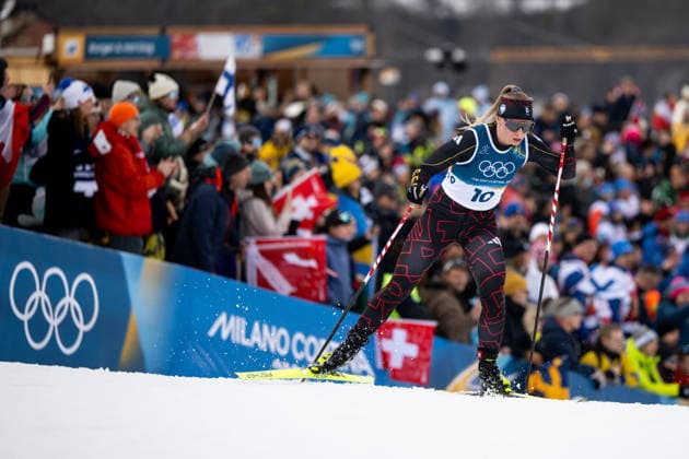 HOFFMANN Helen (Deutschland), ITA, Olympische Spiele Milano Cortina 2026, Olympia, Langlauf, 10 km + 10 km Skiathlon Damen, 07.02.2026 ITA, Olympische Spiele Milano Cortina 2026, Olympia, Langlauf, 10 km + 10 km Skiathlon Damen, 07.02.2026 Tesero *** HOFFMANN Helen Germany , ITA, Olympic Games Milano Cortina 2026, Olympia, cross-country skiing, 10 km 10 km skiathlon women, 07 02 2026 ITA, Olympic Games Milano Cortina 2026, Olympia, cross-country skiing, 10 km 10 km skiathlon women, 07 02 2026 Tesero Copyright: xEibner-Pressefoto Memmlerx EP_MMR