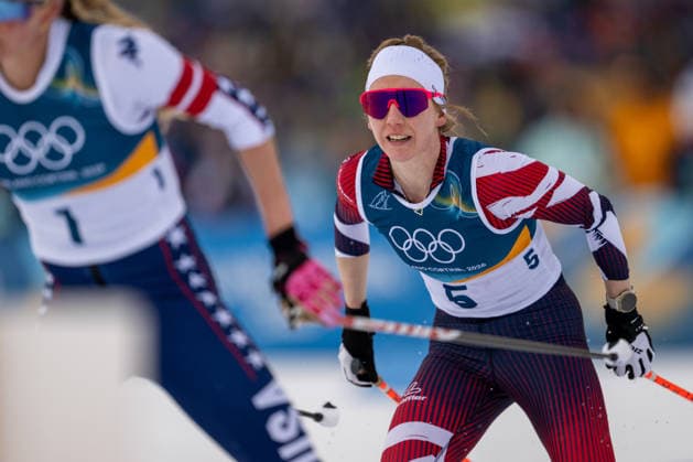 OLYMPICS - Winter Olympic Games, Olympische Spiele, Olympia, OS Milano Cortina 2026 VAL DI FIEMME,ITALY,07.FEB.26 - OLYMPICS, CROSS COUNTRY SKIING - Winter Olympic Games Milano Cortina 2026, 10km, 10km Skiathlon, women. Image shows Teresa Stadlober (AUT).  GEPAxpictures xOliverxLerch