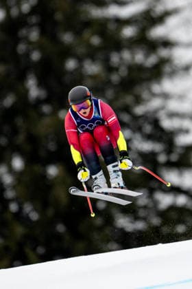 OLYMPICS - Winter Olympic Games, Olympische Spiele, Olympia, OS Milano Cortina 2026 CORTINA D AMPEZZO,ITALY,07.FEB.26 - OLYMPICS, ALPINE SKIING - Winter Olympic Games Milano Cortina 2026, preview, downhill training, women. Image shows Nina Ortlieb (AUT).  GEPAxpictures xAlexanderxSolc