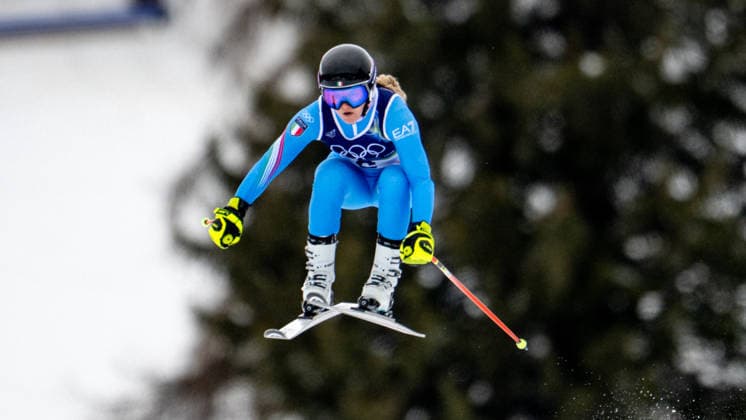 OLYMPICS - Winter Olympic Games, Olympische Spiele, Olympia, OS Milano Cortina 2026 CORTINA D AMPEZZO,ITALY,07.FEB.26 - OLYMPICS, ALPINE SKIING - Winter Olympic Games Milano Cortina 2026, preview, downhill training, women. Image shows Laura Pirovano (ITA).  GEPAxpictures xAlexanderxSolc