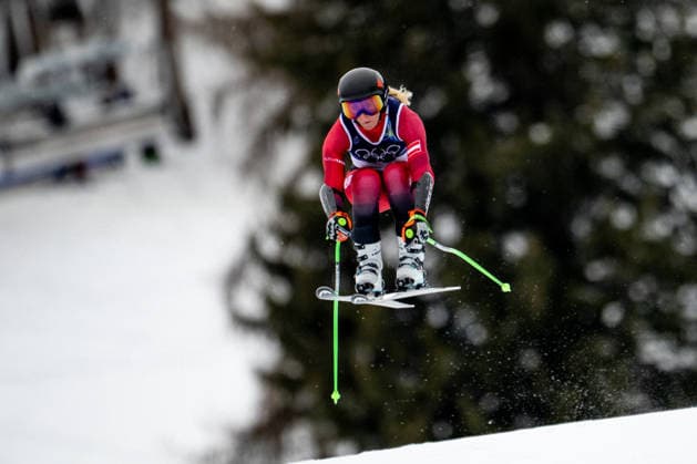 OLYMPICS - Winter Olympic Games, Olympische Spiele, Olympia, OS Milano Cortina 2026 CORTINA D AMPEZZO,ITALY,07.FEB.26 - OLYMPICS, ALPINE SKIING - Winter Olympic Games Milano Cortina 2026, preview, downhill training, women. Image shows Cornelia Huetter (AUT).  GEPAxpictures xAlexanderxSolc