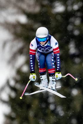 OLYMPICS - Winter Olympic Games, Olympische Spiele, Olympia, OS Milano Cortina 2026 CORTINA D AMPEZZO,ITALY,07.FEB.26 - OLYMPICS, ALPINE SKIING - Winter Olympic Games Milano Cortina 2026, preview, downhill training, women. Image shows Lindsey Vonn (USA).  GEPAxpictures xAlexanderxSolc