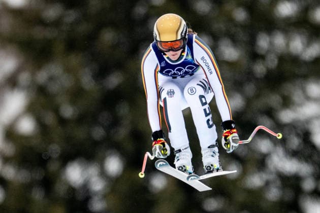 OLYMPICS - Winter Olympic Games, Olympische Spiele, Olympia, OS Milano Cortina 2026 CORTINA D AMPEZZO,ITALY,07.FEB.26 - OLYMPICS, ALPINE SKIING - Winter Olympic Games Milano Cortina 2026, preview, downhill training, women. Image shows Emma Aicher (GER).  GEPAxpictures xAlexanderxSolc