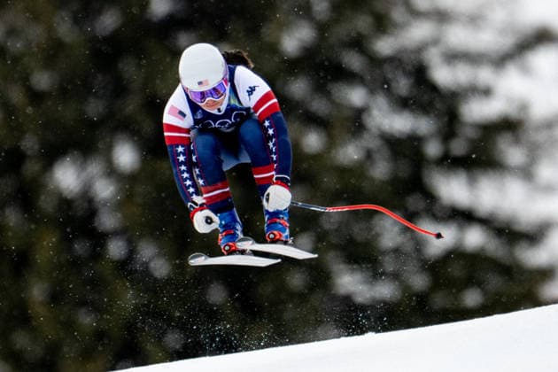 OLYMPICS - Winter Olympic Games, Olympische Spiele, Olympia, OS Milano Cortina 2026 CORTINA D AMPEZZO,ITALY,07.FEB.26 - OLYMPICS, ALPINE SKIING - Winter Olympic Games Milano Cortina 2026, preview, downhill training, women. Image shows Jacqueline Wiles (USA).  GEPAxpictures xAlexanderxSolc
