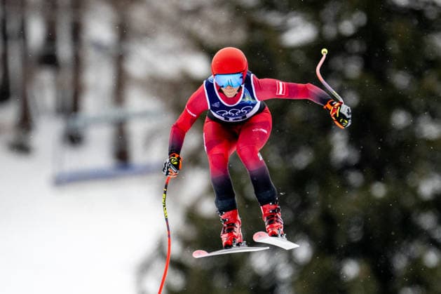 OLYMPICS - Winter Olympic Games, Olympische Spiele, Olympia, OS Milano Cortina 2026 CORTINA D AMPEZZO,ITALY,07.FEB.26 - OLYMPICS, ALPINE SKIING - Winter Olympic Games Milano Cortina 2026, preview, downhill training, women. Image shows Mirjam Puchner (AUT).  GEPAxpictures xAlexanderxSolc