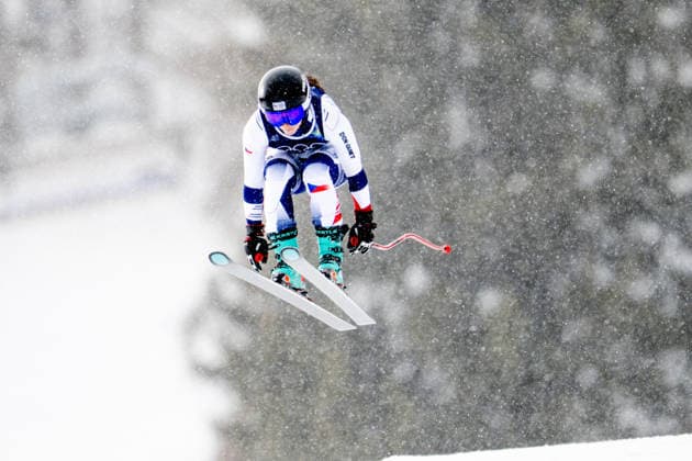 OLYMPICS - Winter Olympic Games, Olympische Spiele, Olympia, OS Milano Cortina 2026 CORTINA D AMPEZZO,ITALY,07.FEB.26 - OLYMPICS, ALPINE SKIING - Winter Olympic Games Milano Cortina 2026, preview, downhill training, women. Image shows Barbora Novakova (CZE).  GEPAxpictures xAlexanderxSolc