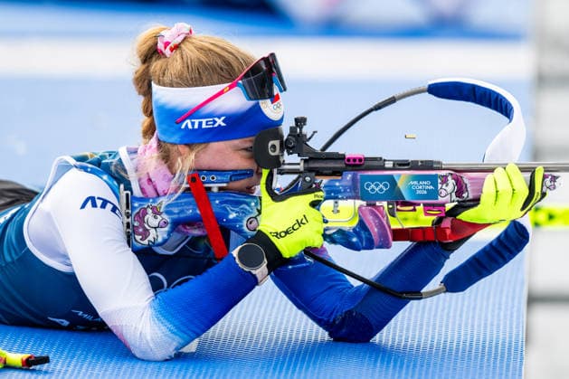 XXV Winter Olympic Games, Olympische Spiele, Olympia, OS February 7, 2026, Anterselva. Biathletes training. Marketa Davidova from the Czech Republic. (CTKxPhoto OndrejxDeml) CTKPhotoP2026020704265  CTKPhotoP2026020704265