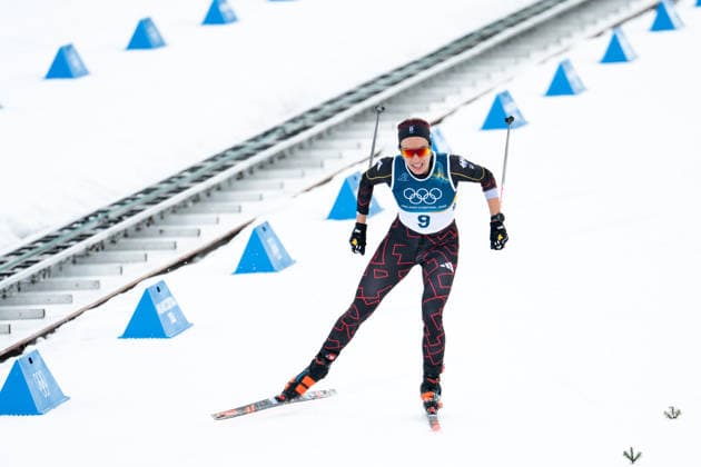 FINK Pia (Deutschland) im Ziel, ITA, Olympische Spiele Milano Cortina 2026, Olympia, Langlauf, 10 km + 10 km Skiathlon Damen, 07.02.2026 ITA, Olympische Spiele Milano Cortina 2026, Olympia, Langlauf, 10 km + 10 km Skiathlon Damen, 07.02.2026 Tesero *** FINK Pia Germany at the finish, ITA, Olympic Games Milano Cortina 2026, Olympics, cross-country skiing, 10 km 10 km womens skiathlon, 07 02 2026 ITA, Olympic Games Milano Cortina 2026, Olympics, cross-country skiing, 10 km 10 km womens skiathlon, 07 02 2026 Tesero Copyright: xEibner-Pressefoto Memmlerx EP_MMR