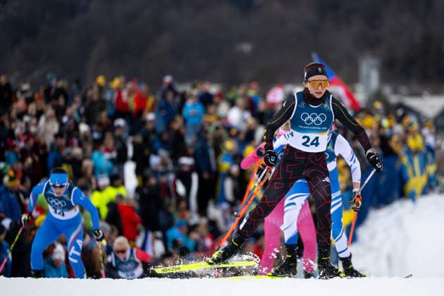 SAUERBREY Katherine (Deutschland), ITA, Olympische Spiele Milano Cortina 2026, Olympia, Langlauf, 10 km + 10 km Skiathlon Damen, 07.02.2026 ITA, Olympische Spiele Milano Cortina 2026, Olympia, Langlauf, 10 km + 10 km Skiathlon Damen, 07.02.2026 Tesero *** SAUERBREY Katherine Germany , ITA, Olympic Games Milano Cortina 2026, Olympia, cross-country skiing, 10 km 10 km skiathlon women, 07 02 2026 ITA, Olympic Games Milano Cortina 2026, Olympia, cross-country skiing, 10 km 10 km skiathlon women, 07 02 2026 Tesero Copyright: xEibner-Pressefoto Memmlerx EP_MMR