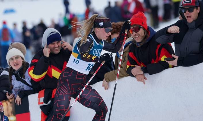 Helen HOFFMANN (GER, WSV Oberhof). Skilanglauf, 10km+10km Skiathlon der Frauen. Olympische Winterspiele 2026. 7.2.2026, in Tesero Cross-Country Stadium, Italien. Quelle Copyright Credit : Oryk HAIST *** Helen HOFFMANN GER, WSV Oberhof cross-country skiing, womens 10km 10km skiathlon 2026 Winter Olympics 7 2 2026, in Tesero Cross Country Stadium, Italy Source Copyright Credit Oryk HAIST xOLY-LL-CCS01x