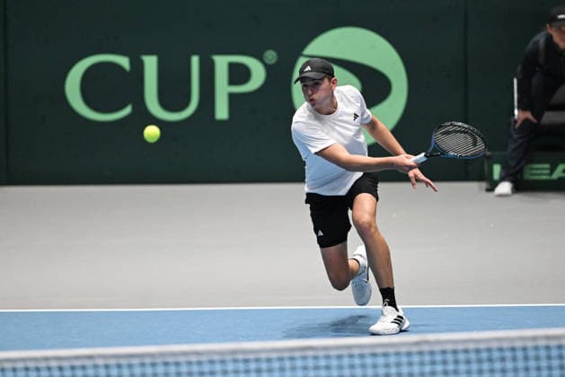 2026 Davis Cup Qualifiers , Düsseldorf Germany Germany vs. Peru Day 2 Match 3 4.Match Justin Engel (GER) vs. Gonzalo Bueno (PER)