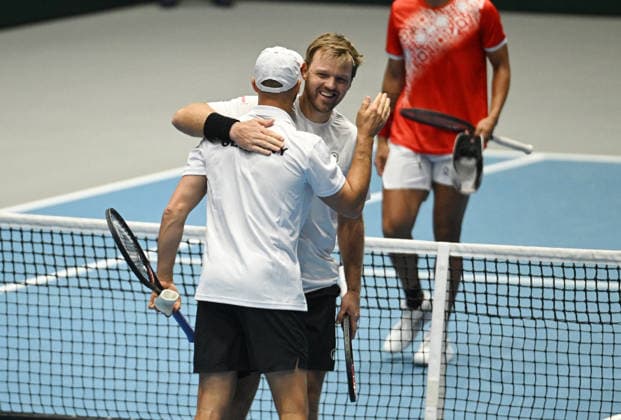 2026 Davis Cup Qualifiers , Düsseldorf Germany Germany vs. Peru Day 2 Match 3 3.Match Kevin Krawietz (GER) Tim Puetz (GER) vs. Ignacio Buse (PER) Arklon Huertas del Pino (PER)