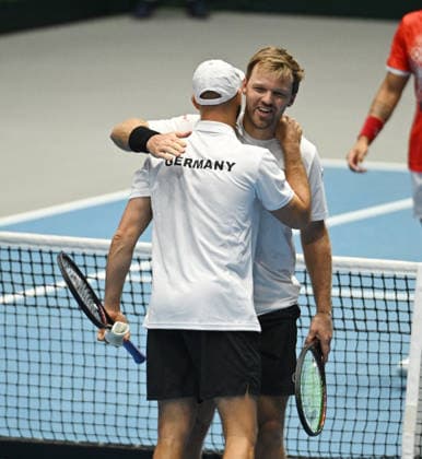 2026 Davis Cup Qualifiers , Düsseldorf Germany Germany vs. Peru Day 2 Match 3 3.Match Kevin Krawietz (GER) Tim Puetz (GER) vs. Ignacio Buse (PER) Arklon Huertas del Pino (PER)