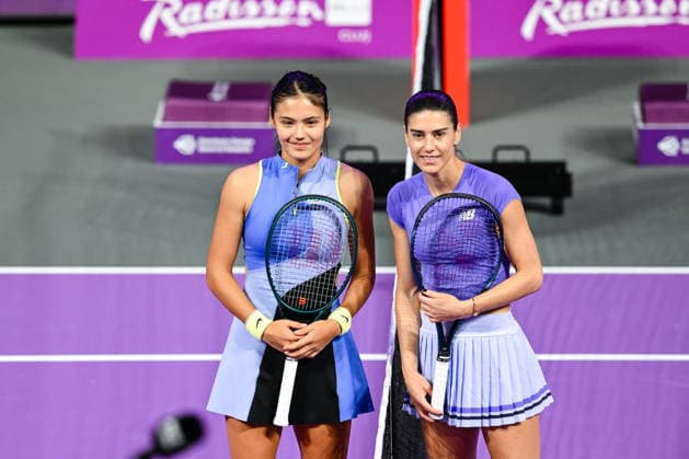 Transylvania Open 2026 - WTA, Tennis Damen 250 Tournament - Singles Final Emma Raducanu and Sorana Cirstea participate in the Transylvania Open 2026 Singles Final at BT Arena in Cluj-Napoca, Romania, on February 7, 2026. Cluj-Napoca Romania  Copyright: xFlaviuxBuboix originalFilename:buboi-notitle260207_npxfY.jpg