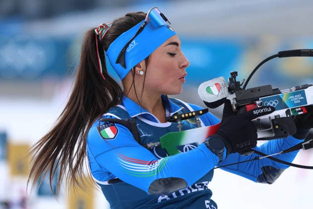 Milan Cortina 2026 Olympics, Biathlon Mixed Relay 4 x 6 km, Dorothea Wierer (ITA), Anterselva, Italy, February 7, 2026. Photo Felice Calabro  Copyright: xFelicexCalabro x xipa-agency.netx xFELICExCALABRO x IPA_Agency_IPA71071910