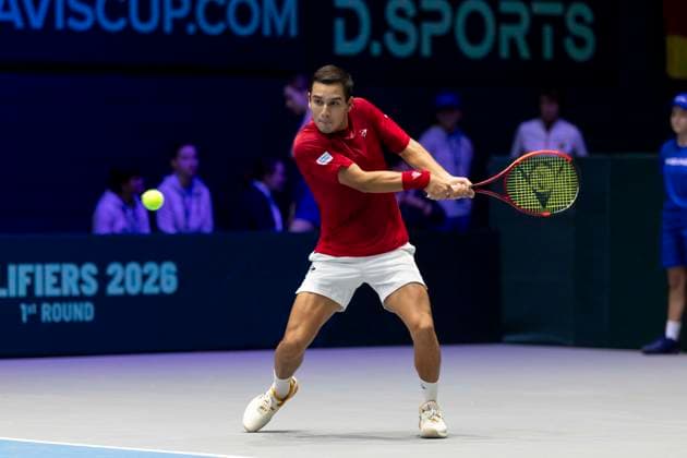 Davis Cup: Deutschland - Peru, 07.02.2026 während des Davis Cup Davis Cup: Deutschland - Peru im CASTELLO am February 7, 2026 in Duesseldorf, Germany. Copyright: xBEAUTIFULxSPORTS KennyxBeelex