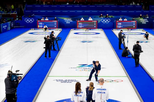 260207 Rasmus Wrana of Sweden in a round robin mixed doubles curling match between Sweden and Italy during day 1 of the 2026 Winter Olympics on February 7, 2026 in Cortina. Photo: Jon Olav Nesvold BILDBYRAN COP 217 JE0110 curling Olympic Games, Olympische Spiele, Olympia, OS olympics winter olympics os ol olympiska spel vinter-os olympiske leker milano cortina 2026 milan cortina 2026 milano cortina 2026 olympic games milano cortina 2026 winter olympic games milano cortina-os milano cortina-ol vinter-ol 1 bbeng *** 260207 Rasmus Wrana of Sweden in a round robin mixed doubles curling match between Sweden and Italy during day 1 of the 2026 Winter Olympics on February 7, 2026 in Cortina Photo Jon Olav Nesvold BILDBYRAN COP 217 JE0110 curling olympic games olympics winter olympics os ol olympiska spel vinter os olympiske leker milano cortina 2026 milan cortina 2026 milano cortina 2026 olympic games milano cortina 2026 winter olympic games milano cortina os milano cortina ol vinter ol 1 bbeng  Copyright: JONxOLAVxNESVOLD BB260207JE052