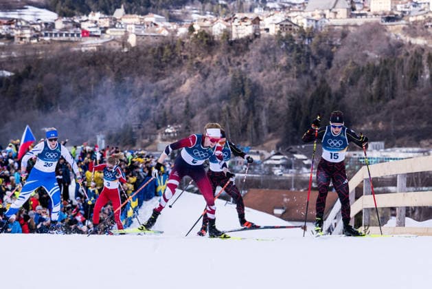 TESERO, ITALY - FEBRUARY 7: Katharina Hennig Dotzler (Germany) during the Cross-Country Skiing Women s 10km + 10km Skiathlon at the Milano Cortina 2026 Olympics at Tesero Cross-Country Skiing Stadium on day 2 of the Milano Cortina 2026 Olympics on February 7, 2026 in Tesero, Italy. Editorial use only. Trentino-Suedtirol Italy Copyright: xSteffiexWunderlx