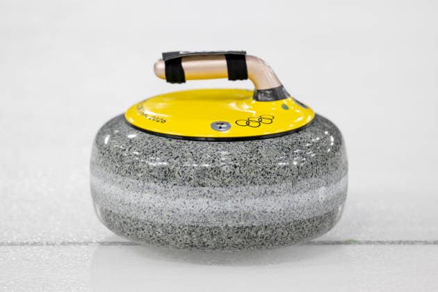 260207 A yellow stone in a round robin mixed doubles curling match during day 1 of the 2026 Winter Olympics on February 7, 2026 in Cortina. Photo: Jon Olav Nesvold BILDBYRAN COP 217 JE0110 curling Olympic Games, Olympische Spiele, Olympia, OS olympics winter olympics os ol olympiska spel vinter-os olympiske leker milano cortina 2026 milan cortina 2026 milano cortina 2026 olympic games milano cortina 2026 winter olympic games milano cortina-os milano cortina-ol vinter-ol 1 bbeng genre *** 260207 A yellow stone in a round robin mixed doubles curling match during day 1 of the 2026 Winter Olympics on February 7, 2026 in Cortina Photo Jon Olav Nesvold BILDBYRAN COP 217 JE0110 curling olympic games olympics winter olympics os ol olympiska spel vinter os olympiske leker milano cortina 2026 milan cortina 2026 milano cortina 2026 olympic games milano cortina 2026 winter olympic games milano cortina os milano cortina ol vinter ol 1 bbeng genre  Copyright: JONxOLAVxNESVOLD BB260207JE064