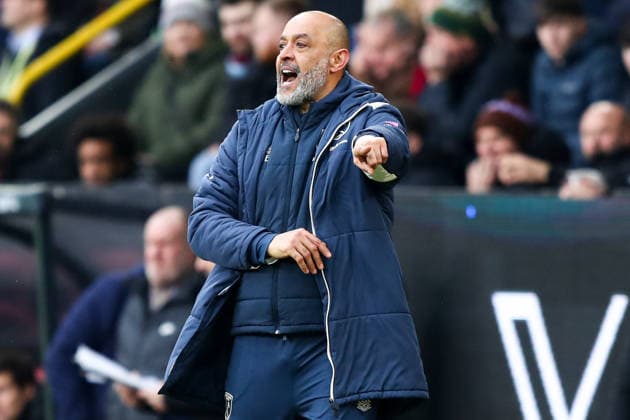 Premier League Burnley v West Ham United Nuno Espirito Santo manager of West Ham United during the Premier League match Burnley vs West Ham United at Turf Moor, Burnley, United Kingdom on 07 February 2026 (Photo by Jorge Horsted News Images) Burnley Turf Moor Lancashire United Kingdom Copyright: xJorgexHorsted NewsxImagesx