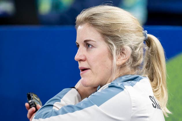 260207 Kristin Skaslien of Norway with a stopwatch after a round robin mixed doubles curling match between Norway and Estonia during day 1 of the 2026 Winter Olympics on February 7, 2026 in Cortina. Photo: Jon Olav Nesvold BILDBYRAN COP 217 JE0110 curling Olympic Games, Olympische Spiele, Olympia, OS olympics winter olympics os ol olympiska spel vinter-os olympiske leker milano cortina 2026 milan cortina 2026 milano cortina 2026 olympic games milano cortina 2026 winter olympic games milano cortina-os milano cortina-ol vinter-ol 1 bbeng *** 260207 Kristin Skaslien of Norway with a stopwatch after a round robin mixed doubles curling match between Norway and Estonia during day 1 of the 2026 Winter Olympics on February 7, 2026 in Cortina Photo Jon Olav Nesvold BILDBYRAN COP 217 JE0110 curling olympic games olympics winter olympics os ol olympiska spel vinter os olympiske leker milano cortina 2026 milan cortina 2026 milano cortina 2026 olympic games milano cortina 2026 winter olympic games milano cortina os milano cortina ol vinter ol 1 bbeng  Copyright: JONxOLAVxNESVOLD BB260207JE081