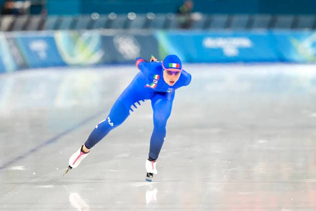 2026-02-07 - Milano Cortina 2026 Winter Olympics 3000m Women MILAN, ITALY - FEBRUARY 7: Francesca Lollobrigida of Italy during the Milano Cortina 2026 Winter Olympics at the Milano Speed skating, Eisschnelllauf Arena on February 7, 2026 in Milan, Italy Milan Milano Speed Skating Arena Italy Content not available for redistribution in The Netherlands directly or indirectly through any third parties. Copyright: xAndrexWeeningx