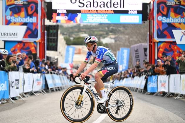 Tour of Valencia 2026 Stage 4 TEULADA MORAIRA, SPAIN - FEBRUARY 07 : during stage 4 of the 77th edition of Volta a la Comunitat Valenciana an UCI ProSeries 2.Pro cycling road race stage for Men Elite of 172.2 km with start in La Nucia and finish in Teulada Moraira on February 7, 2026 in Teulada Moraira, Spain, 07 02 2026 Teulada Moraira Spain  Copyright: xVincentxKalutx