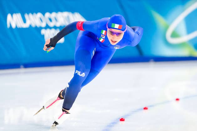 2026-02-07 - Milano Cortina 2026 Winter Olympics 3000m Women MILAN, ITALY - FEBRUARY 7: Francesca Lollobrigida of Italy during the Milano Cortina 2026 Winter Olympics at the Milano Speed skating, Eisschnelllauf Arena on February 7, 2026 in Milan, Italy Milan Milano Speed Skating Arena Italy Content not available for redistribution in The Netherlands directly or indirectly through any third parties. Copyright: xAndrexWeeningx