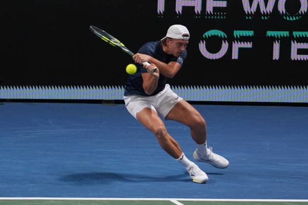 February 7, 2026, Le Portel, Bretagne, France: Alexandre Muller of French during the Davis Cup 2026, Qualifiers tennis event on 7 February 2026 at Le Chaudron in Le Portel, France - Photo Le Portel France - ZUMAl193 20260207_zsp_l193_125 Copyright: xLaurentxLairysx