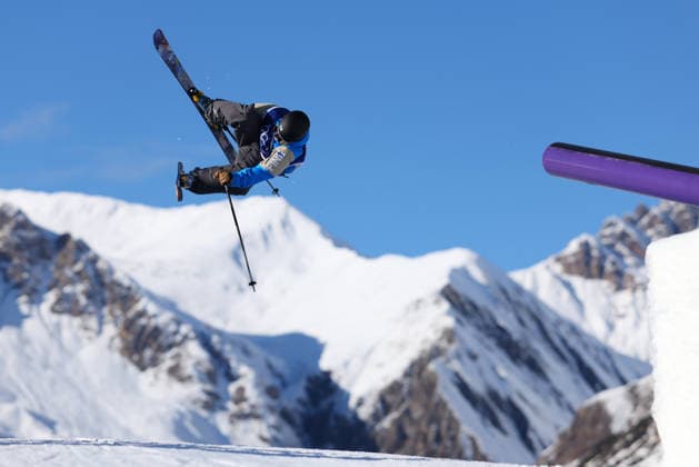 LAJUNEN Elias (FIN), FEBRUARY 7, 2026 - Freestyle Skiing : Men s Slopestyle Qualification during the Milano Cortina 2026 Olympic Winter games, Winterspiele,Spiele, Summer games at Livigno Snow Park in Livigno, Italy.  aflo_318803281