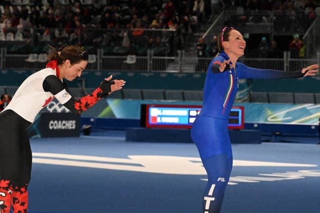 Francersca Lollobrigida (italia) in action during Speed skating, Eisschnelllauf Olympic Winter games, Winterspiele,Spiele, Summer games Milano-Cortina 2026 in Milano, Italy, February 07 2026  Copyright: xPasqualexGolia IPAxSportx xipa-agency.netx xx IPA_71077776 IPA_Agency_IPA71077776