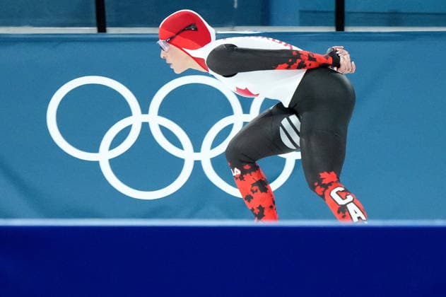 February 7, 2026, Milan, ITALY: Canada s Valerie Maltais competes in the women s 3000m Speed skating, Eisschnelllauf competition during the 2026 Milano Cortina Winter Olympics in Milan, Saturday, Feb. 7, 2026. Canada News - February 7, 2026  - ZUMAc35_ 20260207_zaf_c35_042 Copyright: xNathanxDenettex