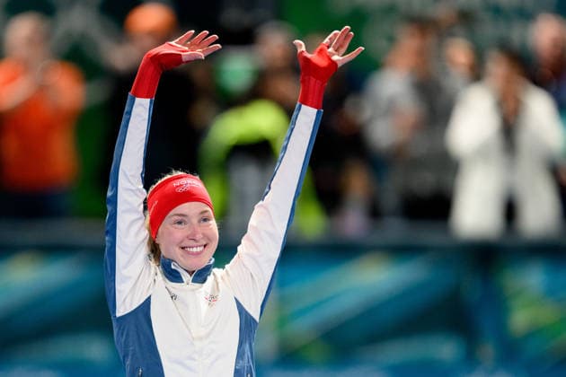 260207 Ragne Wiklund of Norway celebrates on the podium after women s 3000m Speed skating, Eisschnelllauf during day 1 of the 2026 Winter Olympics on February 7, 2026 in Milan. Photo: Carl Sandin BILDBYRAN kod CS CS0856 skridskor speed skating Olympic Games, Olympische Spiele, Olympia, OS olympics winter olympics os ol olympiska spel vinter-os olympiske leker milano cortina 2026 milan cortina 2026 milano cortina 2026 olympic games milano cortina 2026 winter olympic games milano cortina-os milano cortina-ol vinter-ol 1 bbeng jubel norge *** 260207 Ragne Wiklund of Norway celebrates on the podium after women s 3000m speed skating during day 1 of the 2026 Winter Olympics on February 7, 2026 in Milan Photo Carl Sandin BILDBYRAN code CS CS0856 skates speed skating olympic games olympics winter olympics os ol olympic games winter os olympic games milano cortina 2026 milan cortina 2026 milano cortina 2026 olympic games milano cortina 2026 winter olympic games milano cortina os milano cortina ol winter ol 1 bbeng jubel norge  Copyright: CARLxSANDIN BB260207CS090