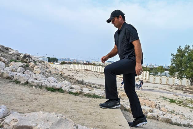 QATAR MASTERS 2026- THIRD ROUND Patrick Reed of the United States walks the 9th hole during the third round of the Qatar Masters 2026 golf tournament at the Doha Golf Club in Doha, Qatar, on February 7, 2026 DOHA Qatar Copyright: xNOUSHADx