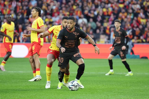 FOOTBALL : RC Lens vs Stade Rennais - Ligue 1 J21 - 07 02 2026 Arnaud NORDIN (Stade Rennais) lors du match RC Lens vs Stade Rennais, Ligue 1 J21, stade Bollaert-Delelis, le 7 fÃ vrier 2026 - photo Laurent Sanson PsnewZ  Copyright: xLaurentxSANSONx xPsnewZx