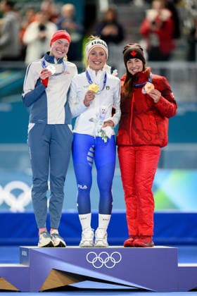260207 Ragne Wiklund of Norway, Francesca Lollobrigida of Italy and Valerie Maltais of Canada celebrate with their medals after women s 3000m Speed skating, Eisschnelllauf during day 1 of the 2026 Winter Olympics on February 7, 2026 in Milan. Photo: Carl Sandin BILDBYRAN kod CS CS0856 skridskor speed skating Olympic Games, Olympische Spiele, Olympia, OS olympics winter olympics os ol olympiska spel vinter-os olympiske leker milano cortina 2026 milan cortina 2026 milano cortina 2026 olympic games milano cortina 2026 winter olympic games milano cortina-os milano cortina-ol vinter-ol 1 bbeng jubel norge *** 260207 Ragne Wiklund of Norway, Francesca Lollobrigida of Italy and Valerie Maltais of Canada celebrate with their medals after women s 3000m speed skating during day 1 of the 2026 Winter Olympics on February 7, 2026 in Milan Photo Carl Sandin BILDBYRAN code CS CS0856 skates speed skating olympic games olympics winter olympics os ol olympic games winter os olympic games milano cortina 2026 milan cortina 2026 milano cortina 2026 olympic games milano cortina 2026 winter olympic games milano cortina os milano cortina ol winter ol 1 bbeng jubel norge  Copyright: CARLxSANDIN BB260207CS102