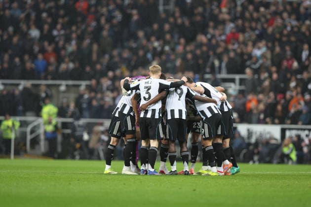 Newcastle Upon Tyne, England, 7th February 2026. Newcastle United during the Newcastle United vs Brentford Premier League match at St. James Park, Newcastle Upon Tyne. Picture credit should read: Nigel Roddis Sportimage EDITORIAL USE ONLY. No use with unauthorised audio, video, data, fixture lists, club league logos or live services. Online in-match use limited to 120 images, no video emulation. No use in betting, games or single club league player publications. SPI_019_NR_NEWC_BREN SPI-4513-0019