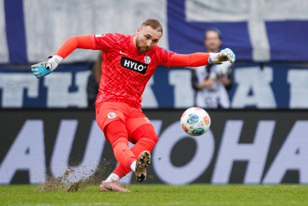 Nicolas Kristof (SV 07 Elversberg) mit Ball, SV Elversberg vs Hertha BSC Berlin, Fussball, 2. Bundesliga, 21. Spieltag, Saison 2025 2026, 07.02.2026 DFB regulations prohibit any use of photographs as image sequences and or quasi-video. SV Elversberg vs Hertha BSC Berlin, Fussball, 2. Bundesliga, 21. Spieltag, Saison 2025 2026, 07.02.2026